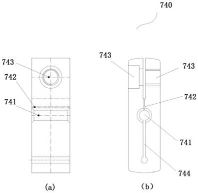 Front-end rear release mechanism of interventional stent conveyor, conveyor and using method