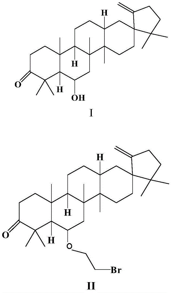 Application of Cleistanone O-(piperazinyl)ethyl derivative in preparation of hepatic fibrosis resisting drugs