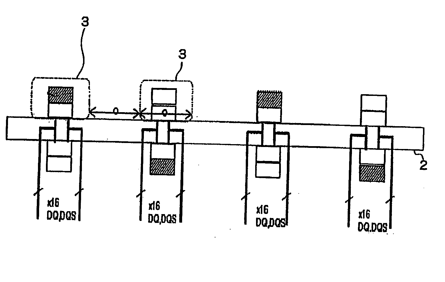 Stacked memory, memory module and memory system