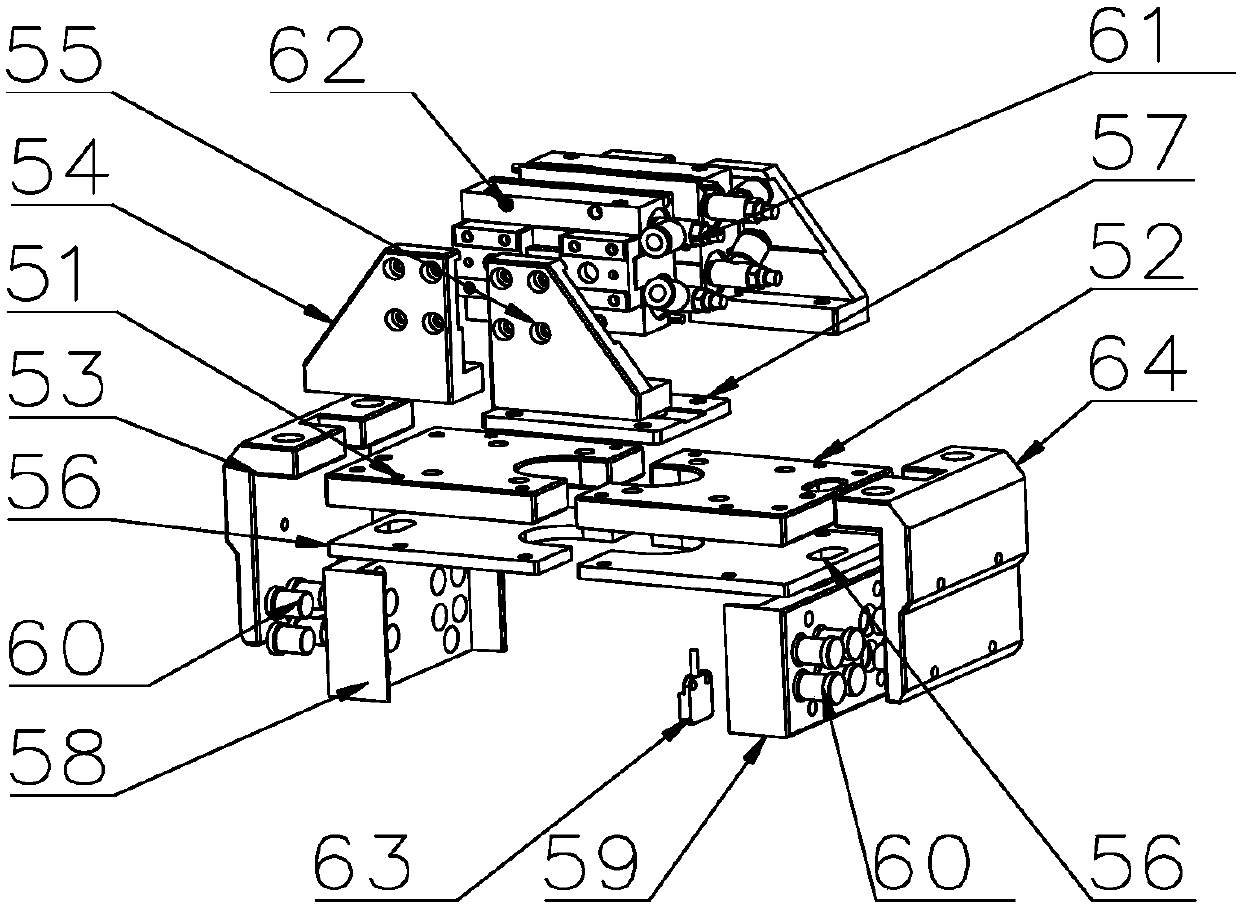 Mechanical arm of double gripper structure and control method of mechanical arm