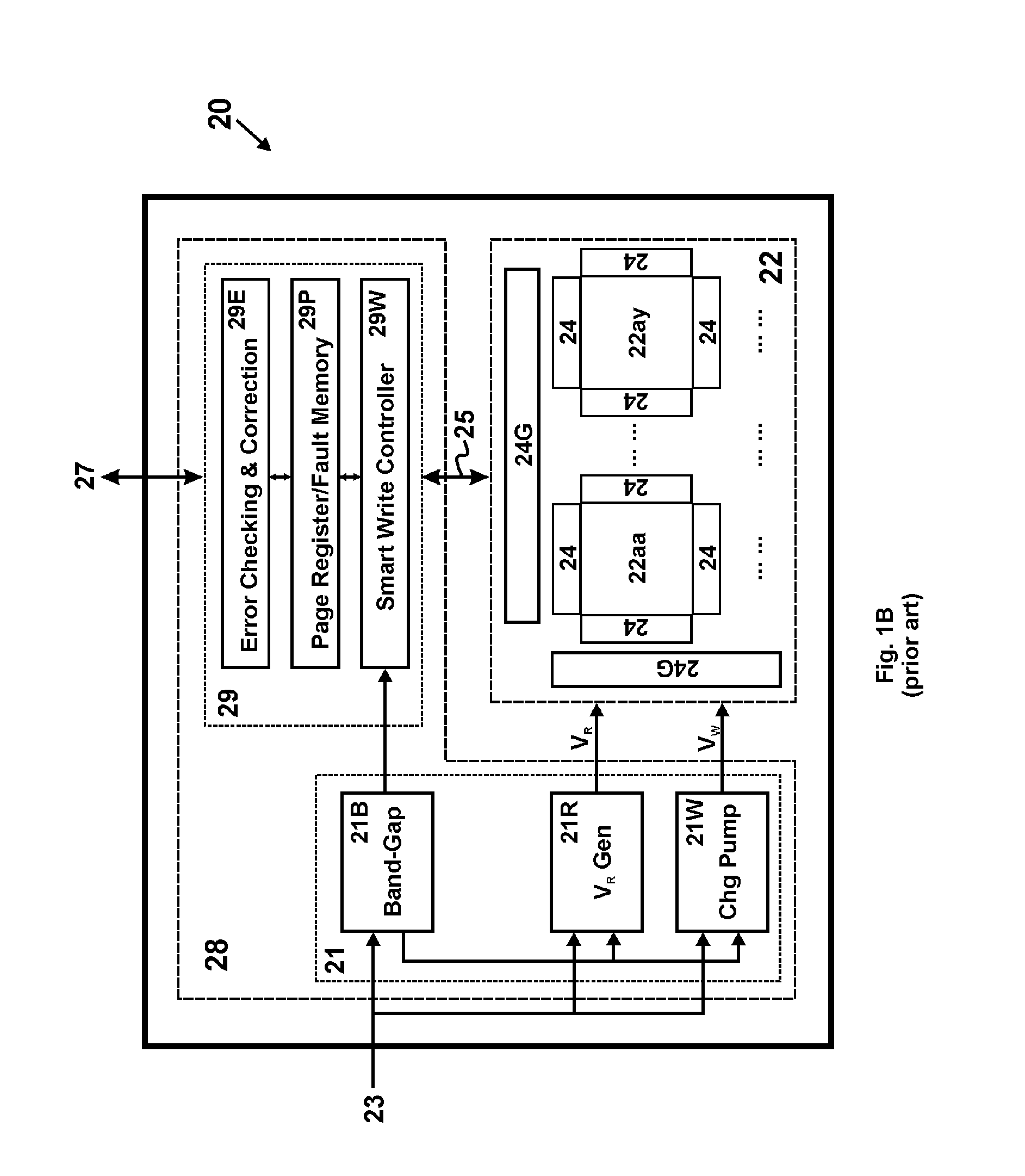 Discrete Three-Dimensional Memory Comprising Off-Die Read/Write-Voltage Generator