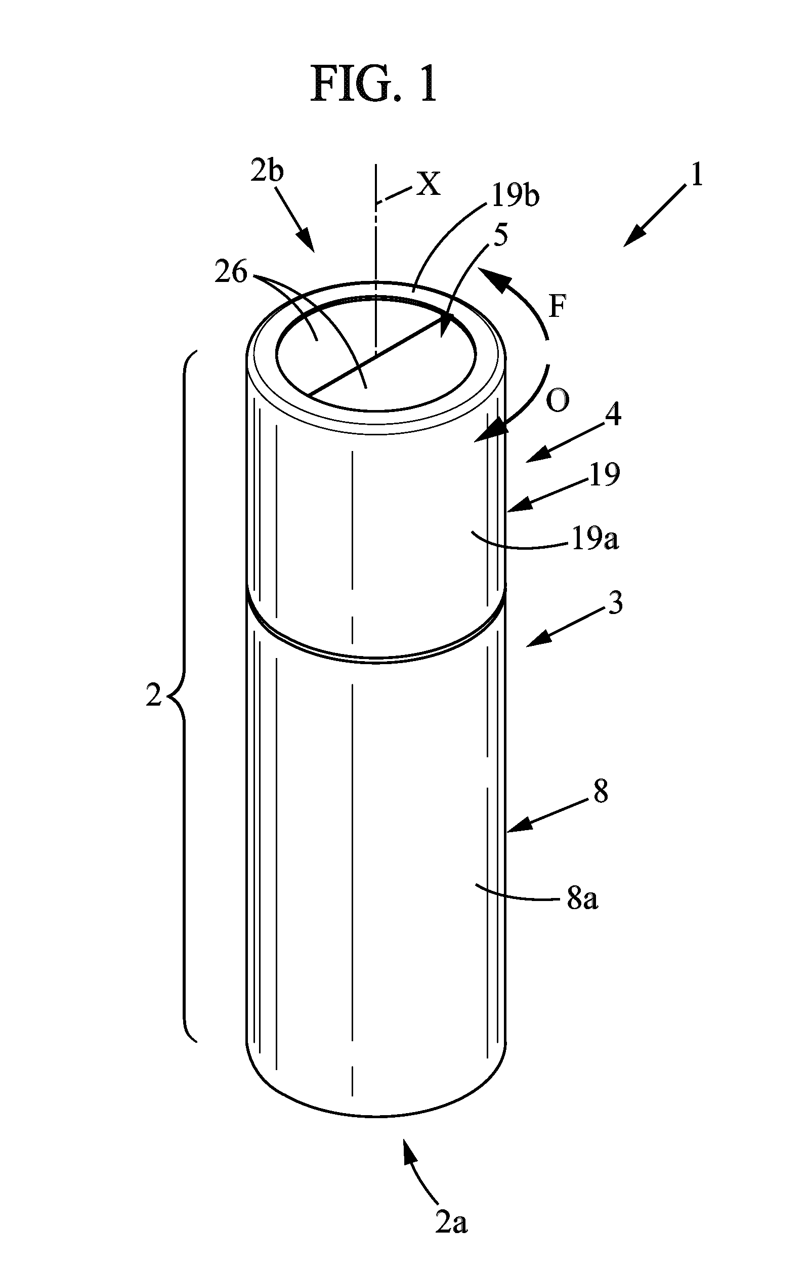 Applicator device for a product in stick form and use of same