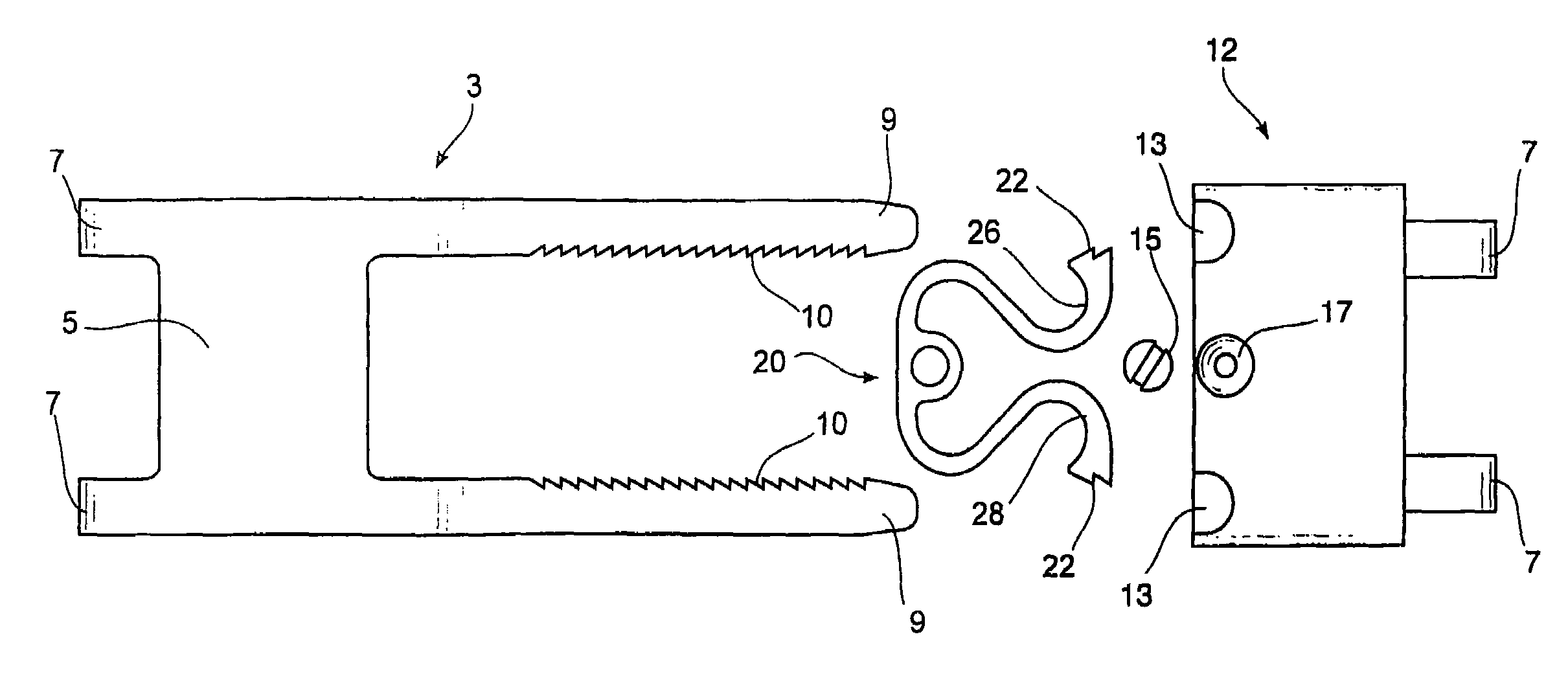 Method and apparatus for closing a severed sternum