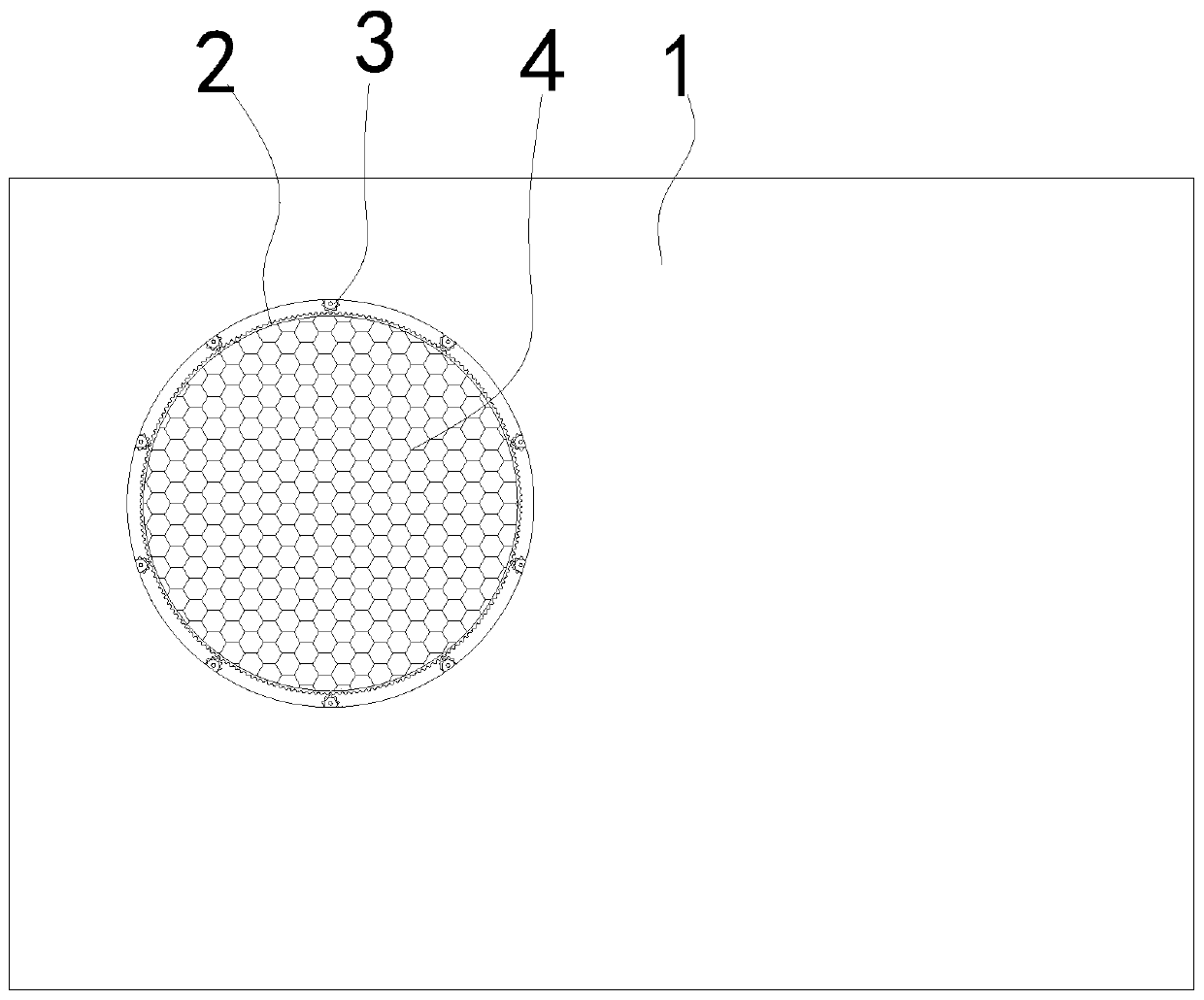 Efficient collecting device for impurities in computer mainframes