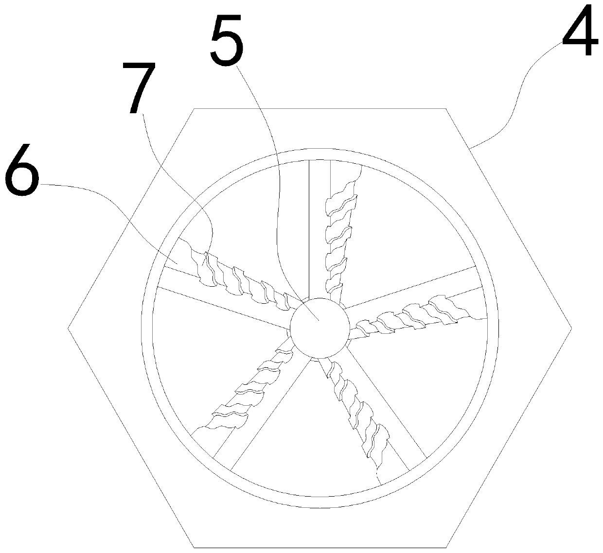 Efficient collecting device for impurities in computer mainframes