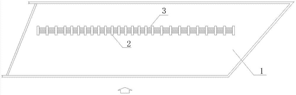 Closure building on wide and deep soft foundation river