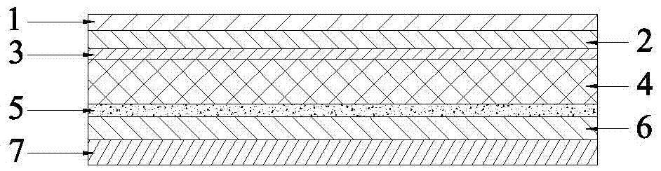 Thermoplastic polyurethane (TPU) thin film used for automobile surface protection, and preparation method of self-repair coating of TPU thin film