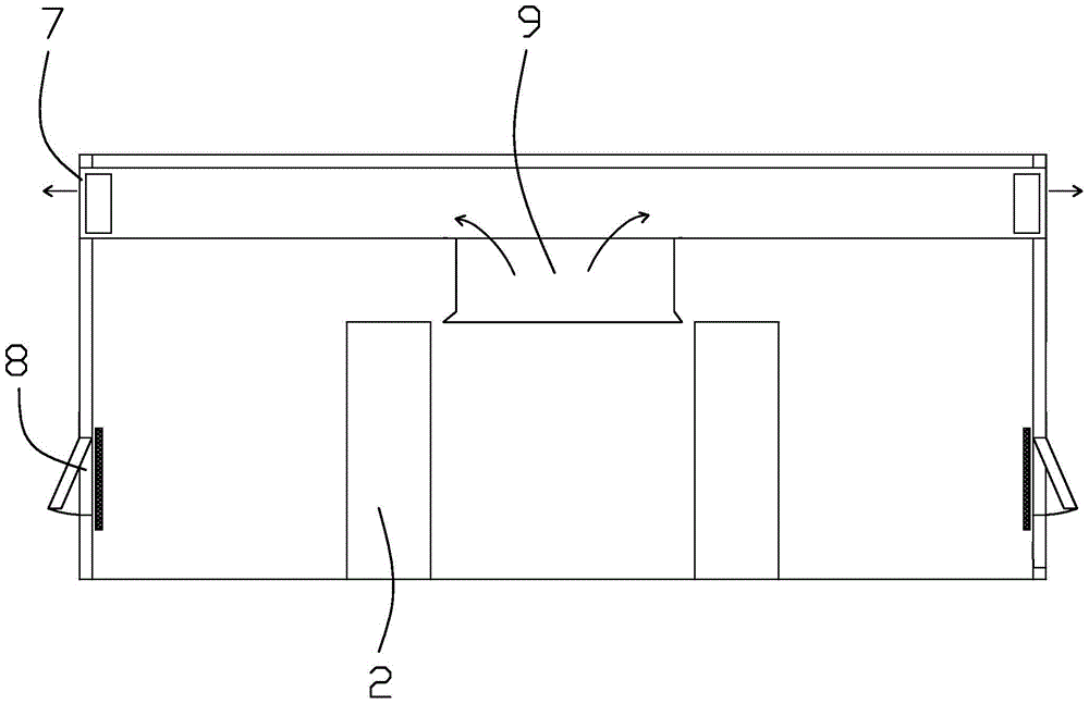 A large-scale machine room system and control method using micro-space water-cooled heavy-load cabinets