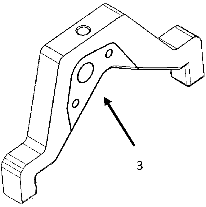 Forming method for different-plane pi-type carbon fiber composite joint