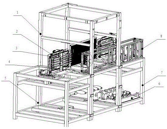 Novel multi-rapier weft insertion equipment of three-dimensional fabric loom and weaving method of novel multi-rapier weft insertion equipment