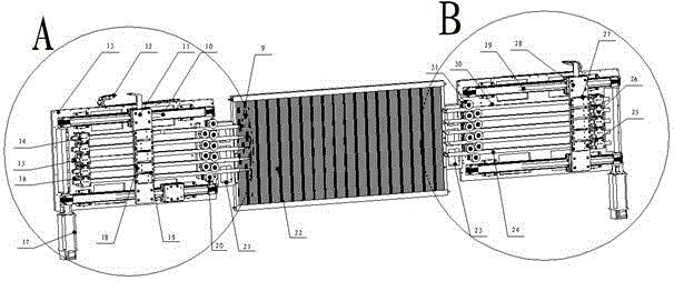 Novel multi-rapier weft insertion equipment of three-dimensional fabric loom and weaving method of novel multi-rapier weft insertion equipment