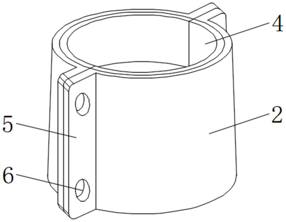 Coiled optical fiber supporting frame