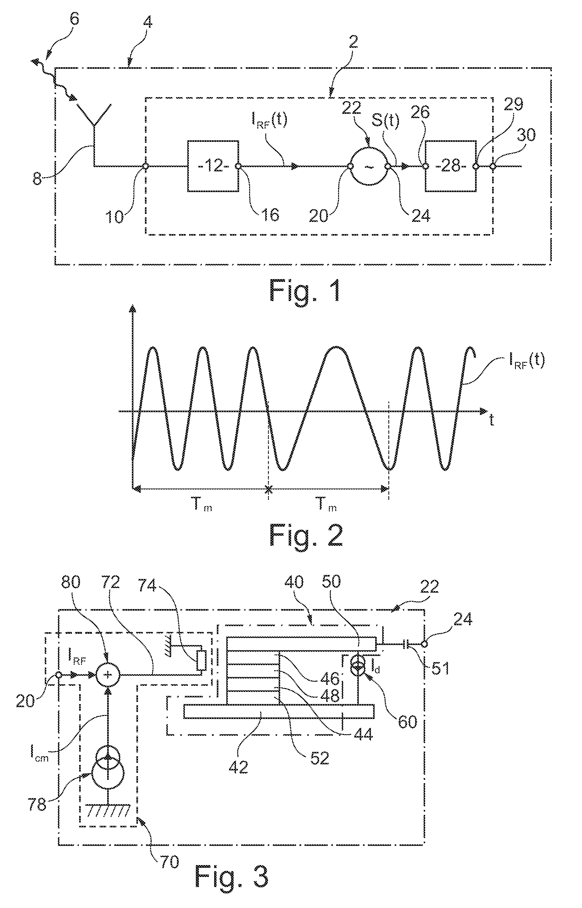 Demodulator of a frequency-modulated electrical signal