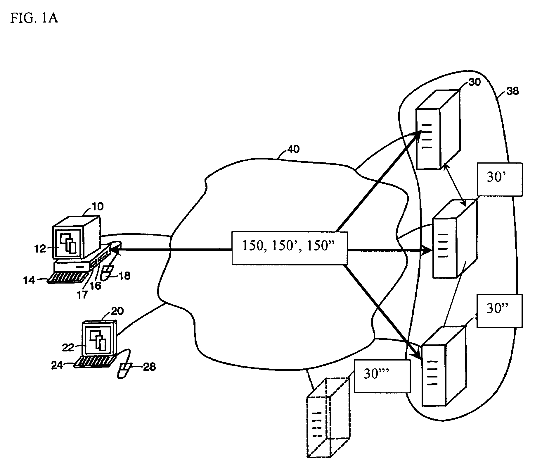 Method and a system for responding locally to requests for file metadata associated with files stored remotely