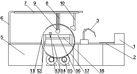 Grinding device for welding operation