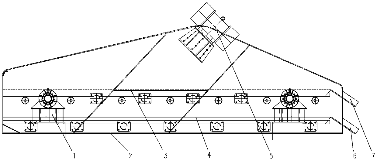 Amplitude-adjustable screening equipment for shield construction muck treatment