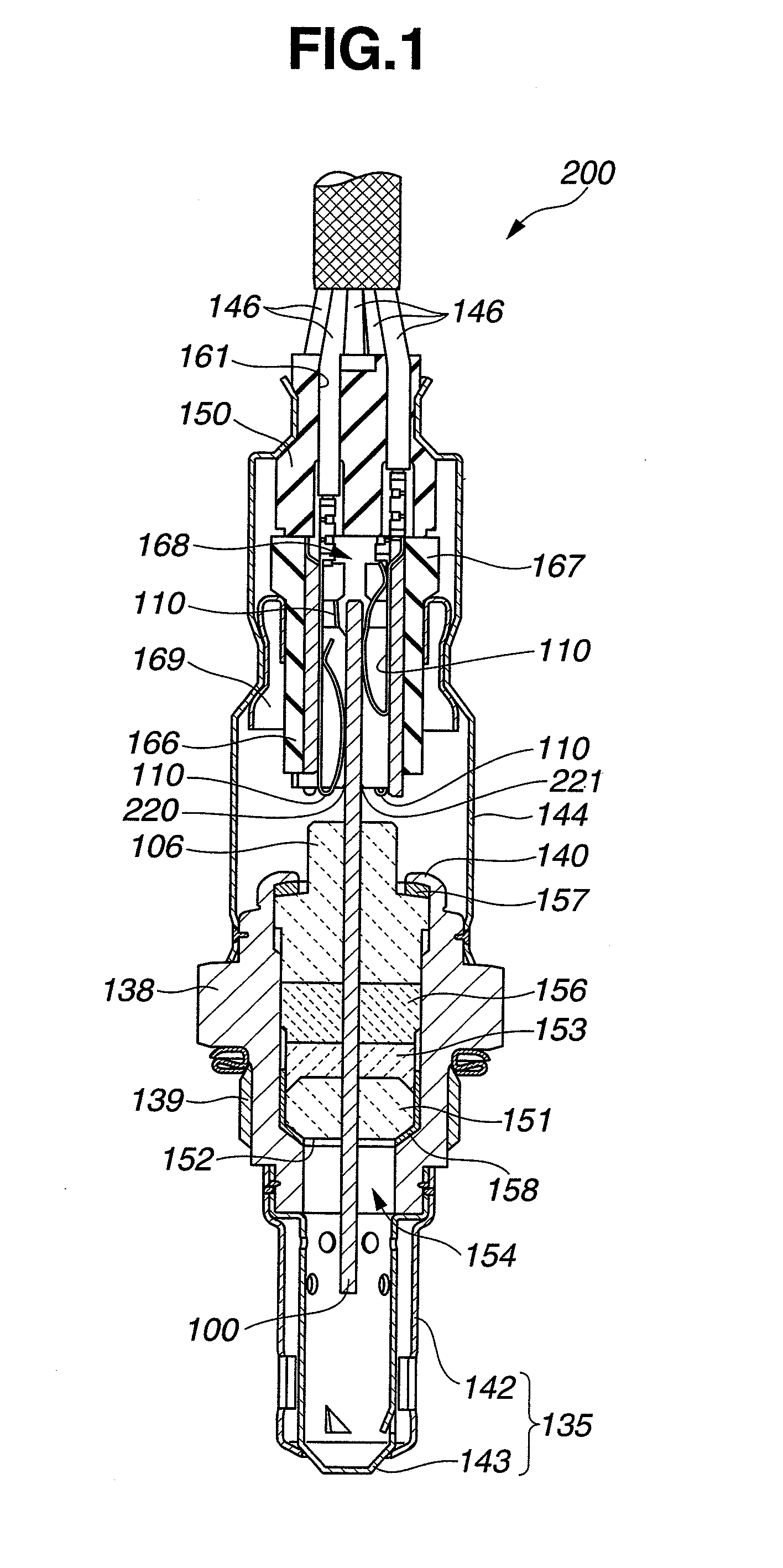 NOx SENSOR AND PRODUCTION METHOD THEREOF