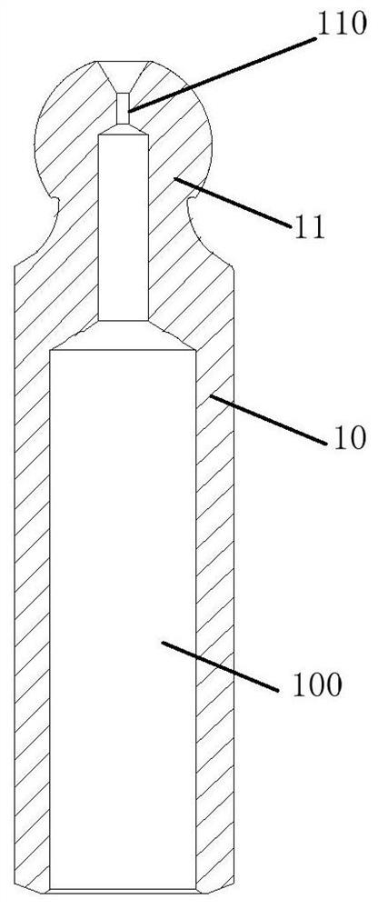 Plunger structure of plunger type hydraulic pump and plunger type hydraulic pump comprising plunger structure