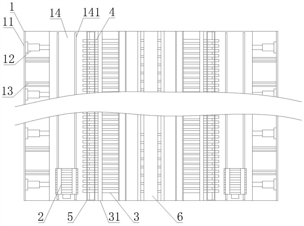 Shaping formwork for box girder reinforcement cage