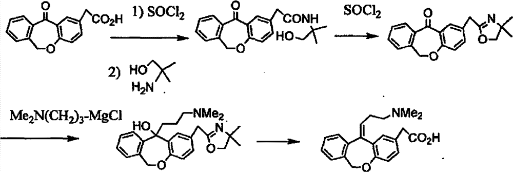 Improved preparation method of 4-(2-carboxybenzyloxy) phenylacetic acid