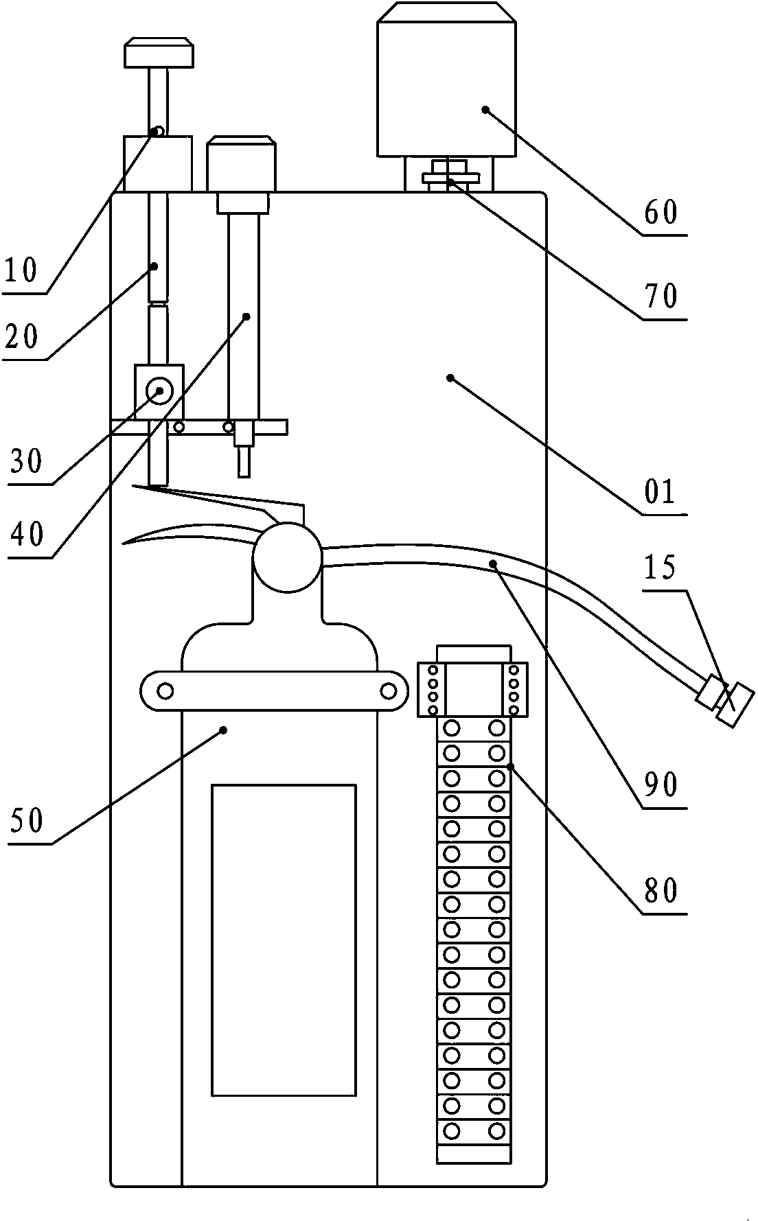 Automatic-pre-alarm automatic and manual integrated fire-extinguishing device