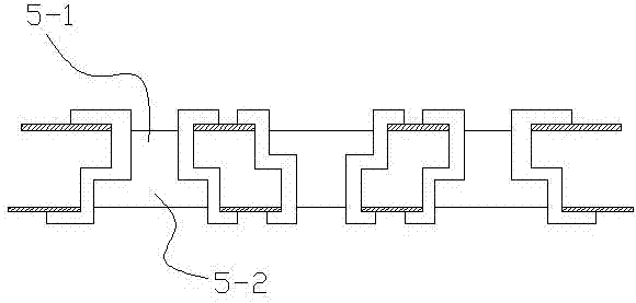 Asymmetric through hole printed circuit board