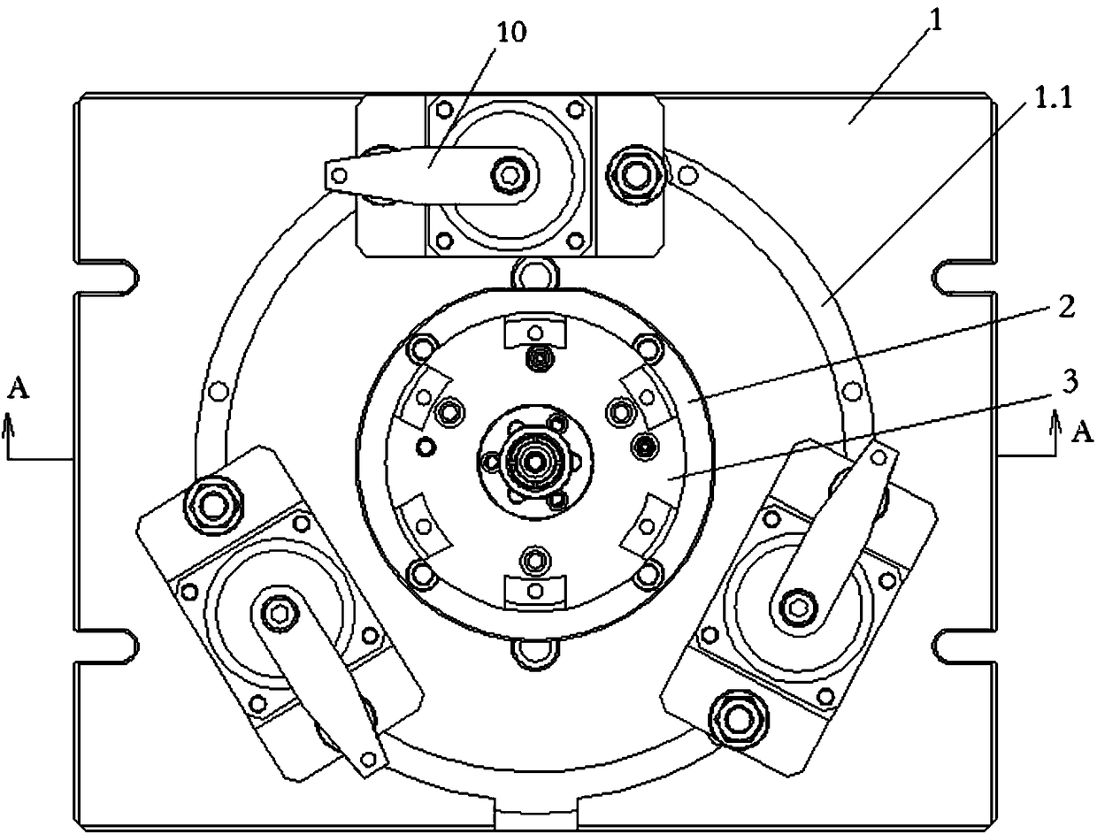 Automobile air conditioner compressor cylinder block boring machining tool