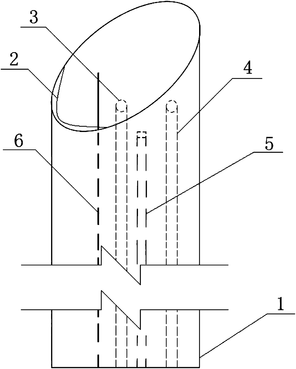 Electric excision biopsy device for sheath of fiberoptic ductoscopy