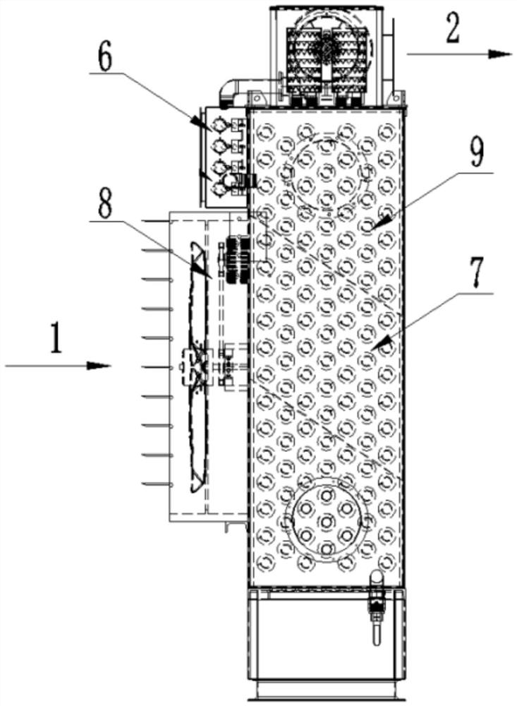 Livestock and poultry waste harmless sterilization waste heat recovery device