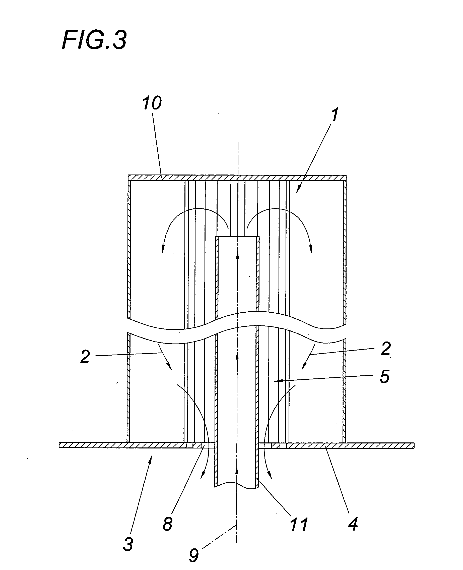 Heat exchanger for an annealing furnace for exchanging heat between two fluids