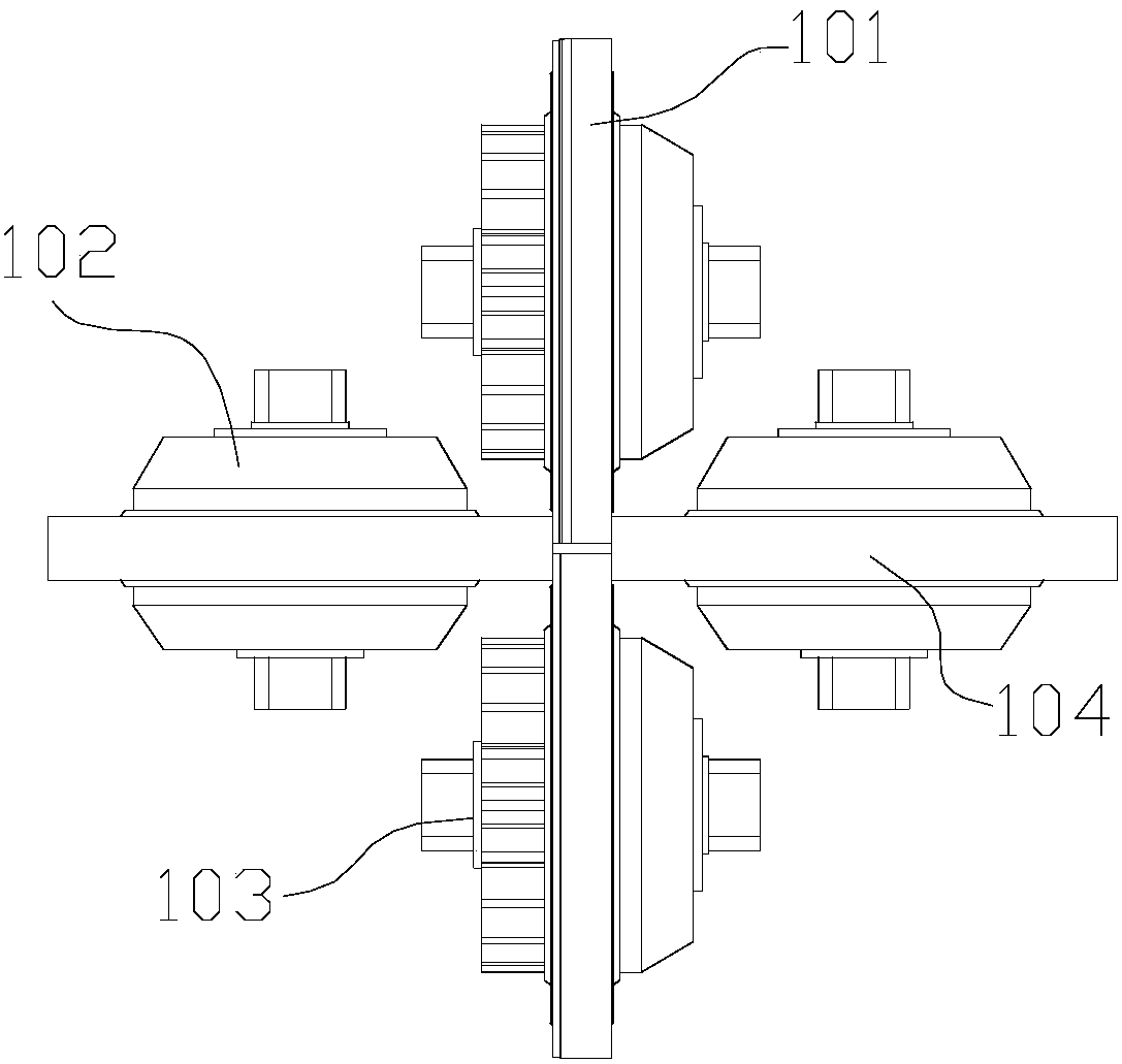 Rolling and drawing joint production equipment for profiled material products, and rolling and drawing production technology thereof