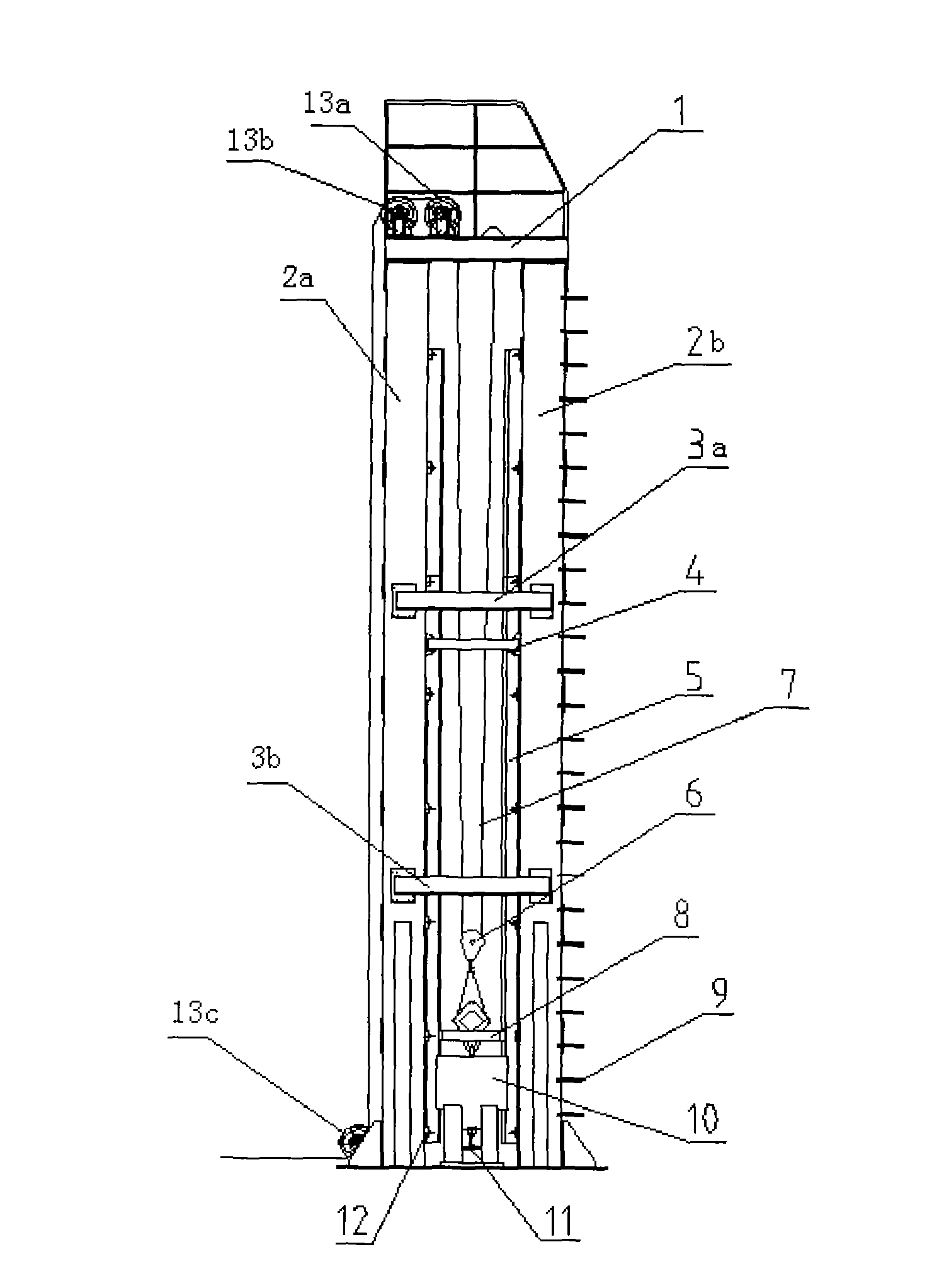 Drop hammer impact testing machine