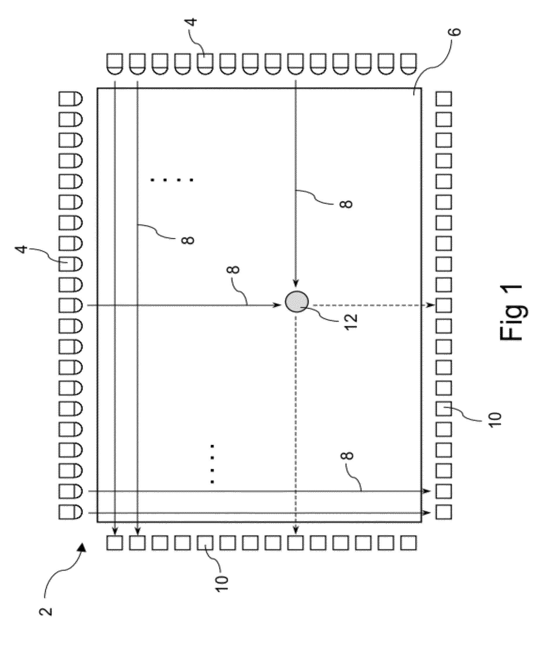 Infrared touch screen with simplified components