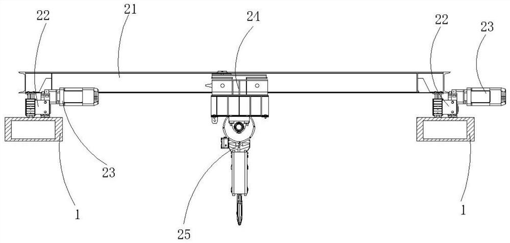 Energy-saving and environment-friendly bridge type crane