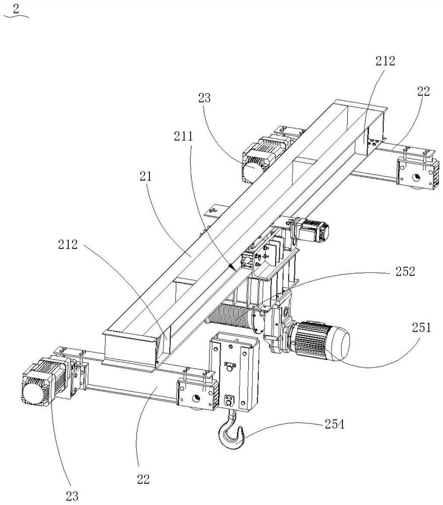 Energy-saving and environment-friendly bridge type crane