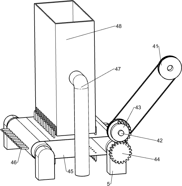 Desert sand fixation device for environmental protection