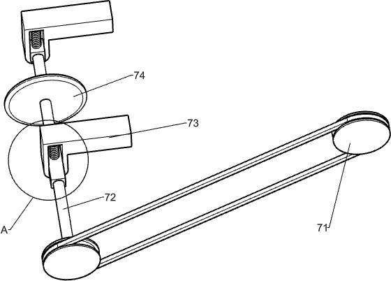 Desert sand fixation device for environmental protection