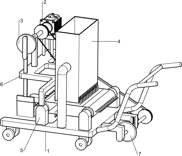 Desert sand fixation device for environmental protection