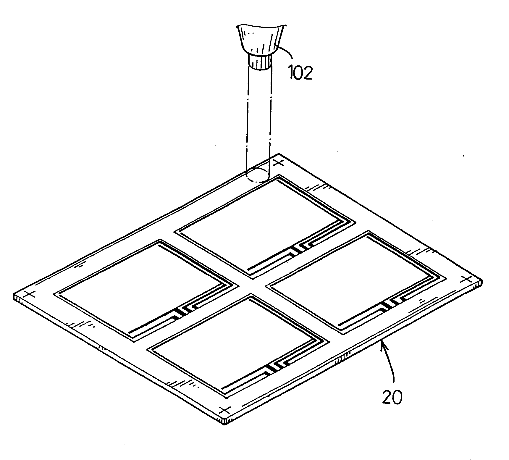 Improved method for integrating touch screen closely