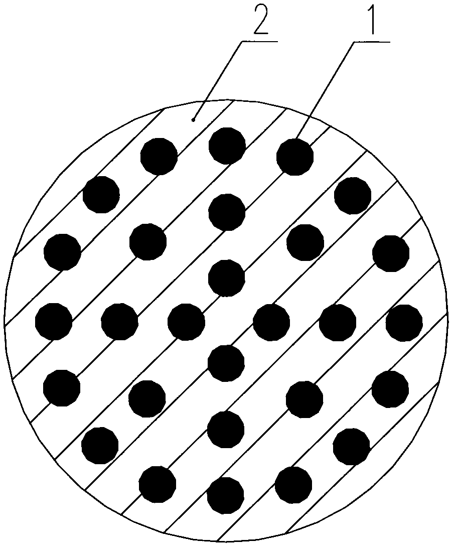 Differential shrinkage composite fiber