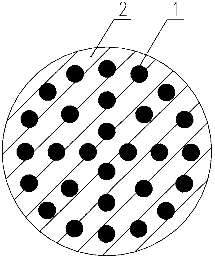 Differential shrinkage composite fiber