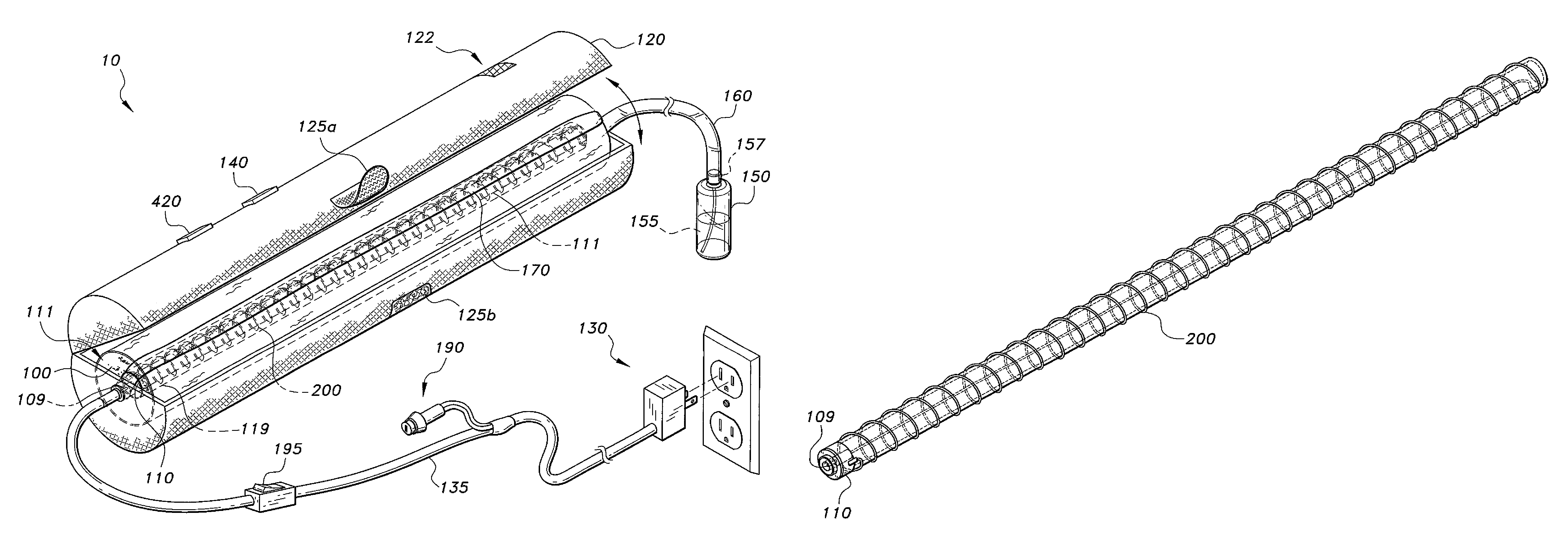 Machine for removing wrinkles from fabric