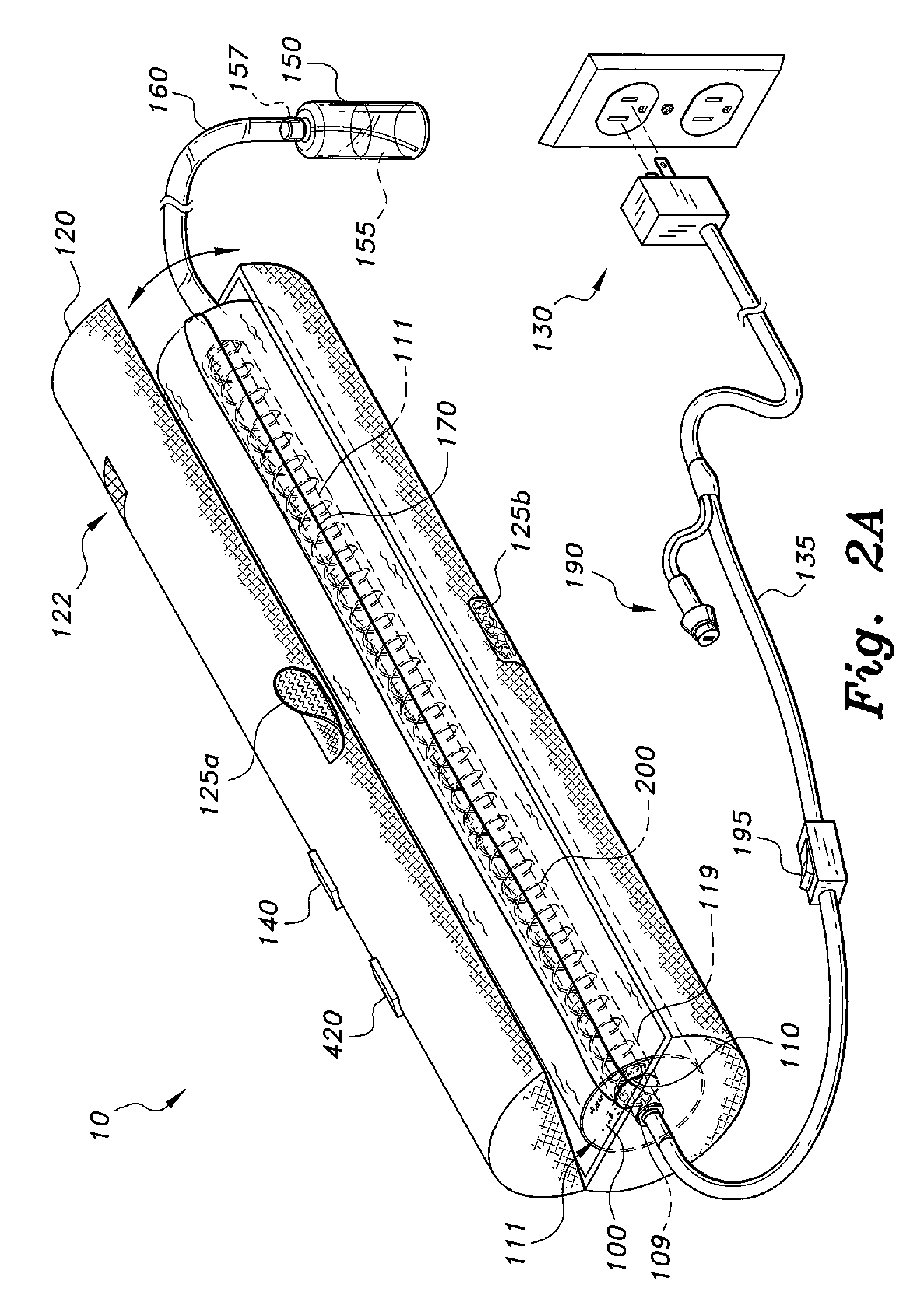 Machine for removing wrinkles from fabric