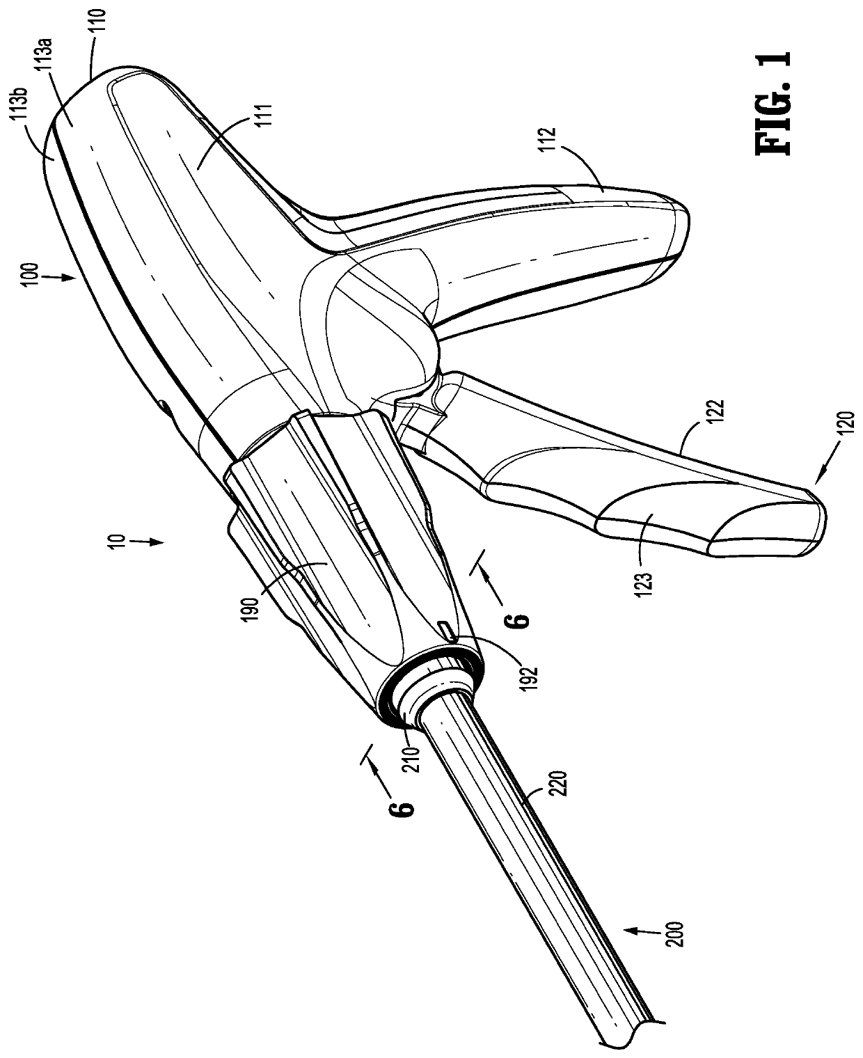 Endoscopic surgical instrument and handle assemblies for use therewith