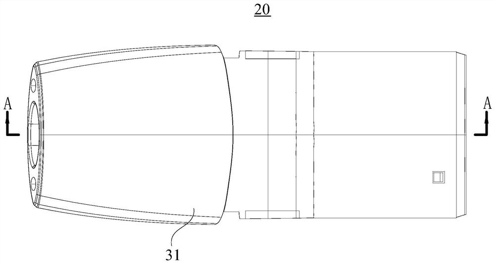 Horizontal ceramic heat conductor, heating element, electronic atomization device and electronic atomizer