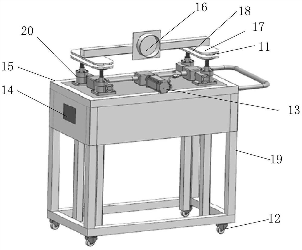 Aircraft flexible wing static load type weighing equipment