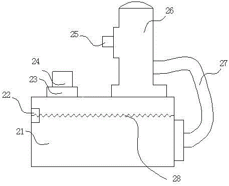 Laser cutting machine with pre-spray water guide structure