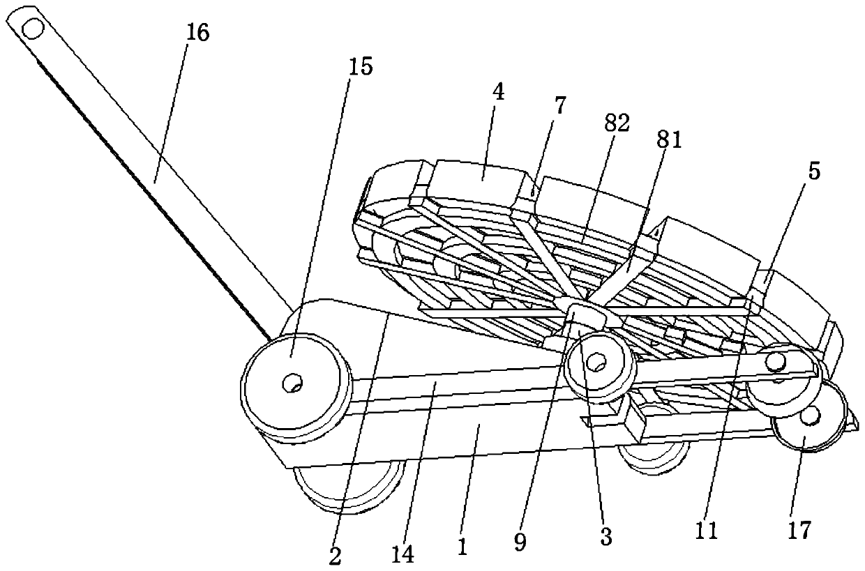 Rotary seedling raising and sowing integrated agricultural implement and use method thereof