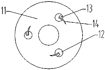 Quick spring collar dismantling device