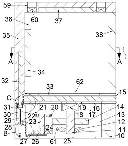 A distribution box with a dust-proof heat dissipation device